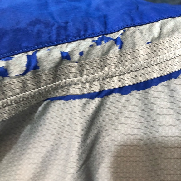 Marmot Men’s Large Marmot Blue Wind Breaker - Picture 6 of 7